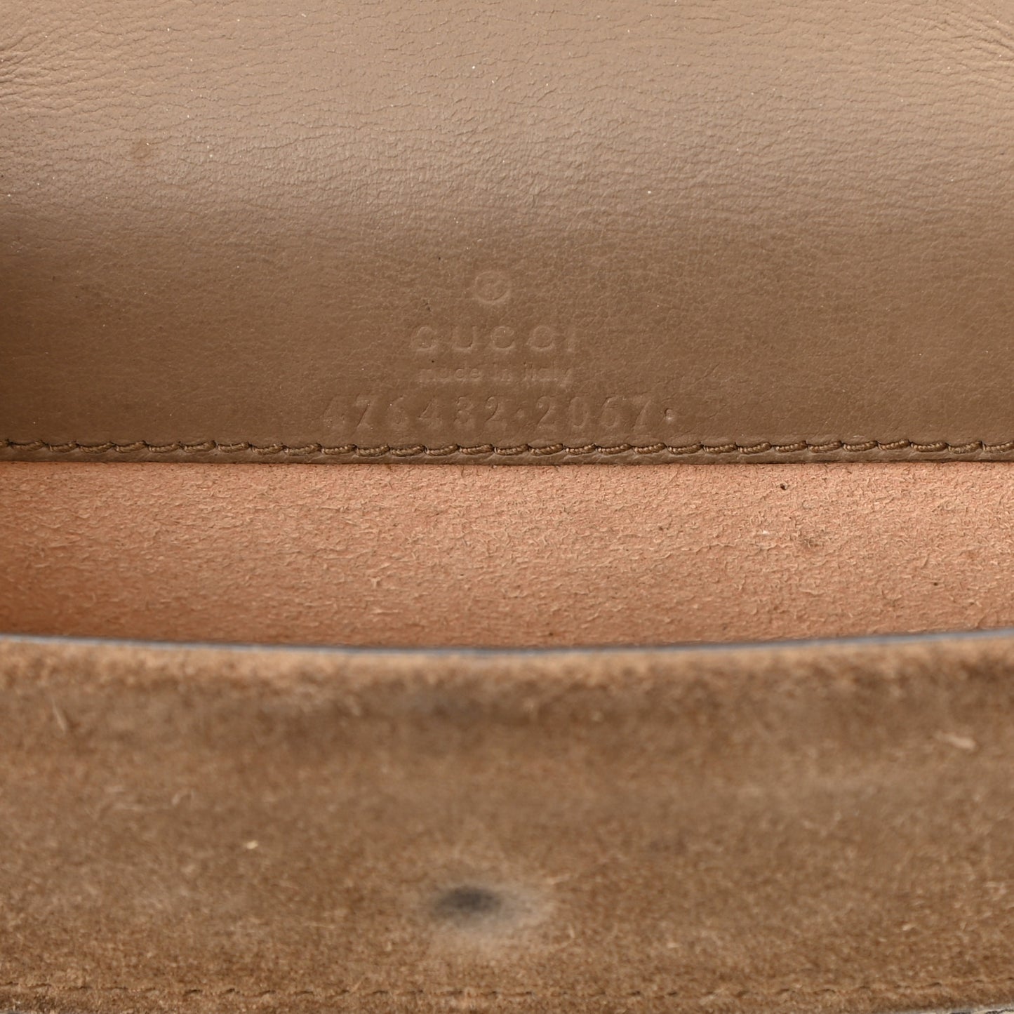 GG Supreme Monogram Super Mini Dionysus Shoulder Bag Taupe