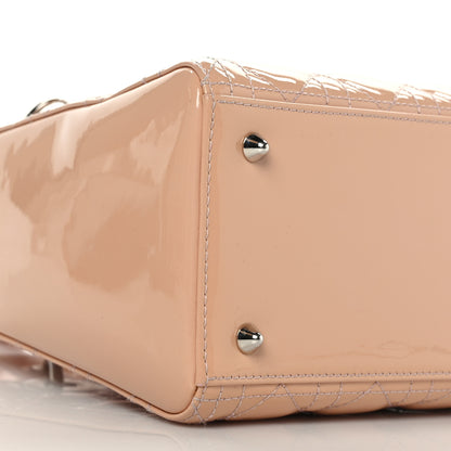 Christian Dior Patent Cannage Medium Lady Dior Light Pink 8 of 11