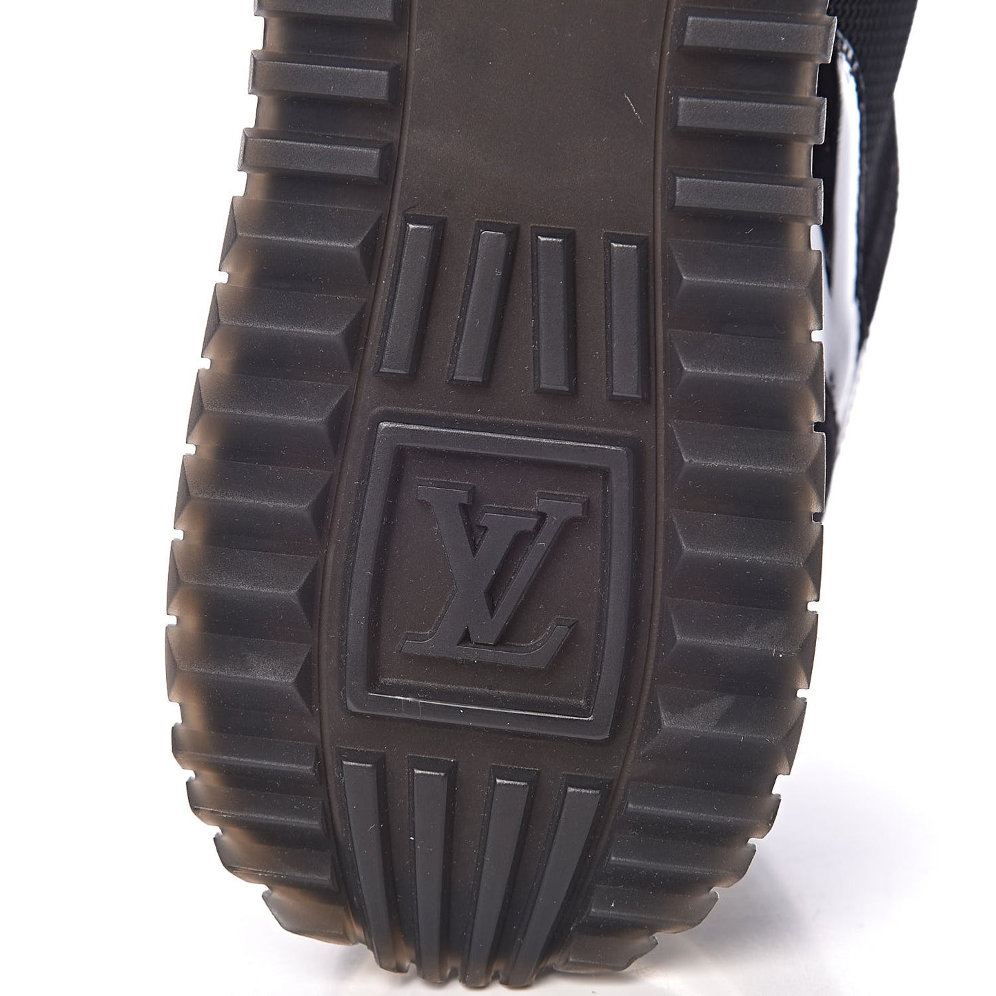 Suede Monogram Run Away Sneakers 39 Black