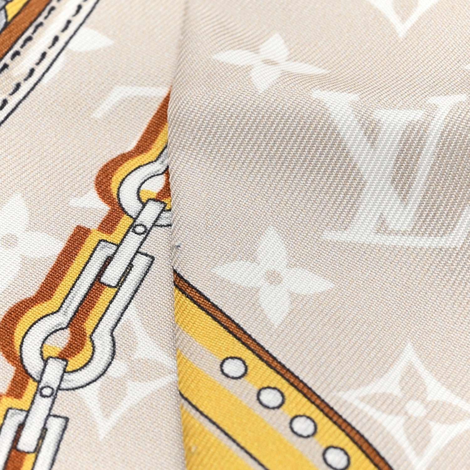 Louis Vuitton Silk Mix And Straps Bandeau Beige Clair 1852117