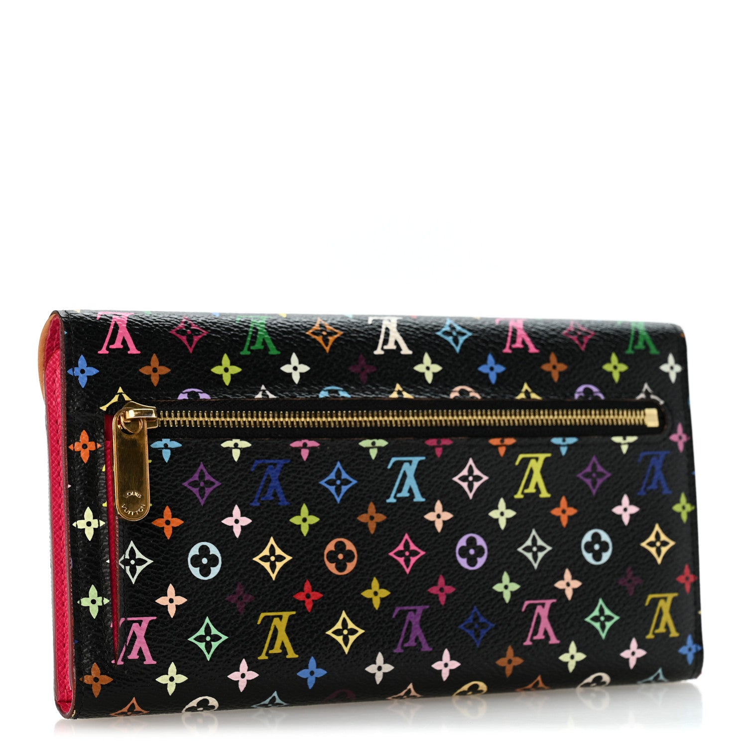 Louis Vuitton Monogram Multicolor Eugenie Wallet Black Grenade 3 of 11
