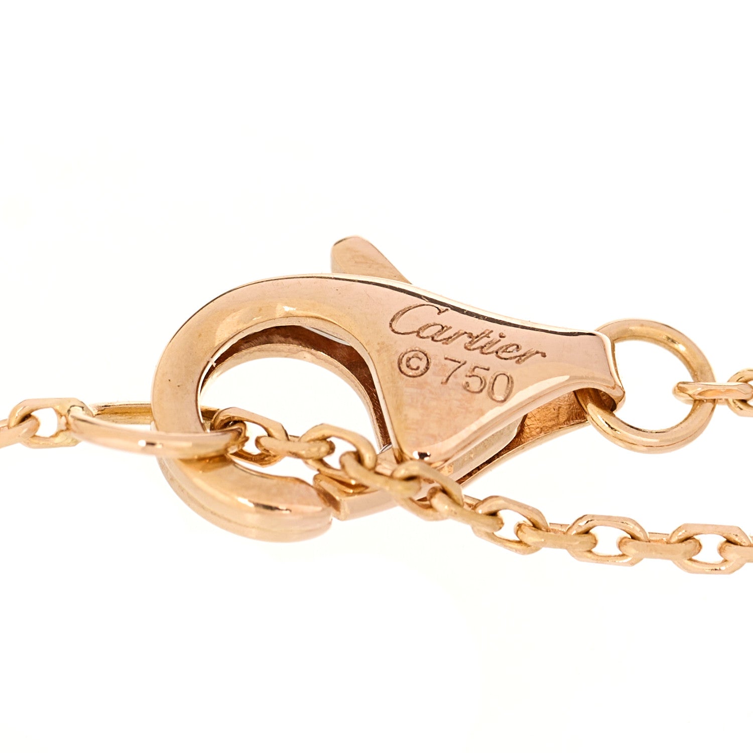 Cartier 18K Pink Yellow White Gold Trinity Bracelet 3 of 3