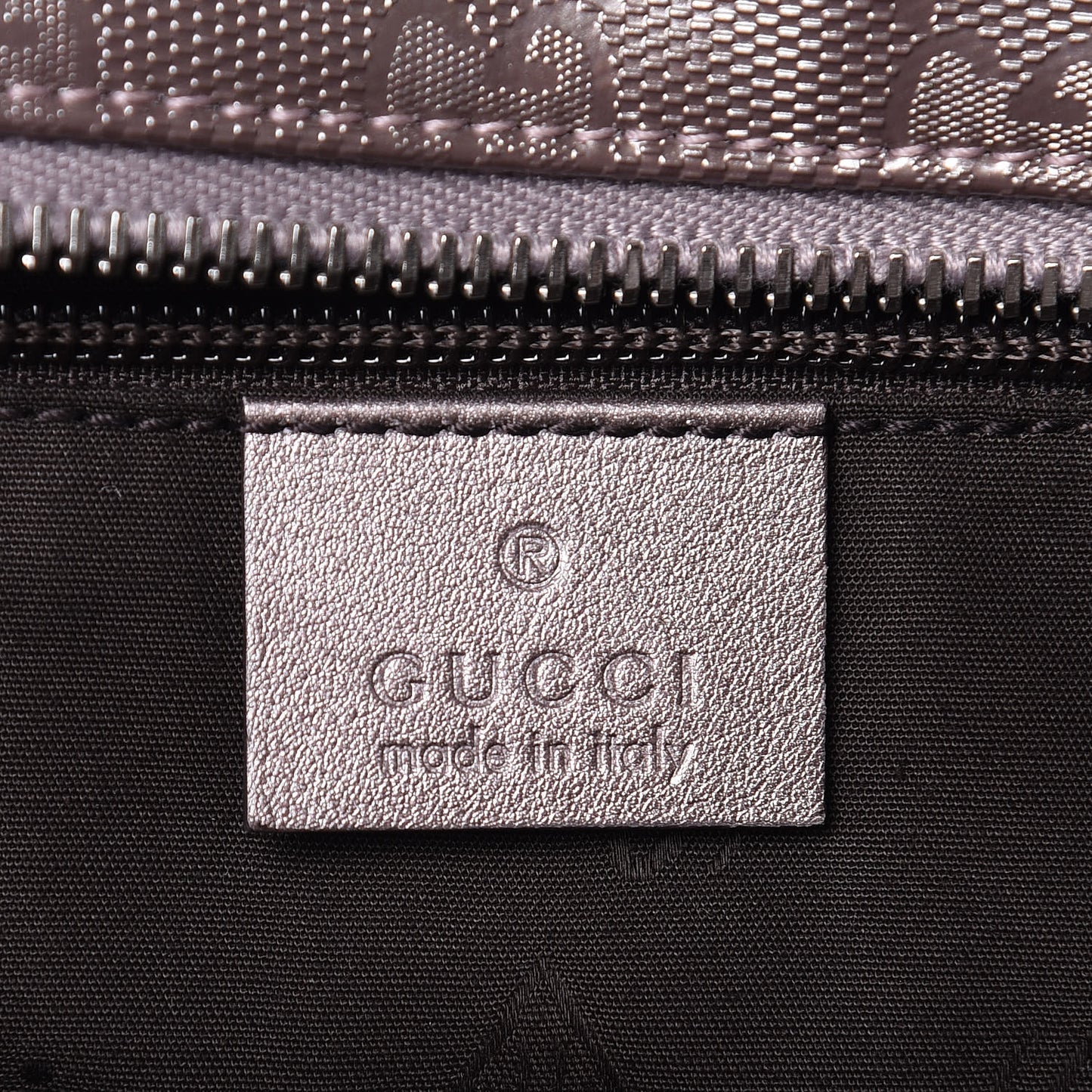 Imprime Monogram Medium Zippered Shopping Tote Pewter