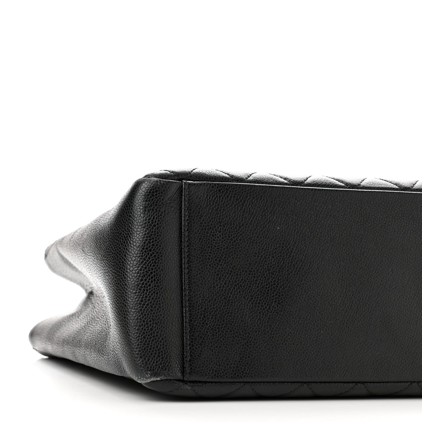 Caviar Quilted Grand Shopping Tote GST Black