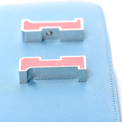 Hermes Epsom Constance 18 Bleu Du Nord Rouge De Coeur 18 of 22