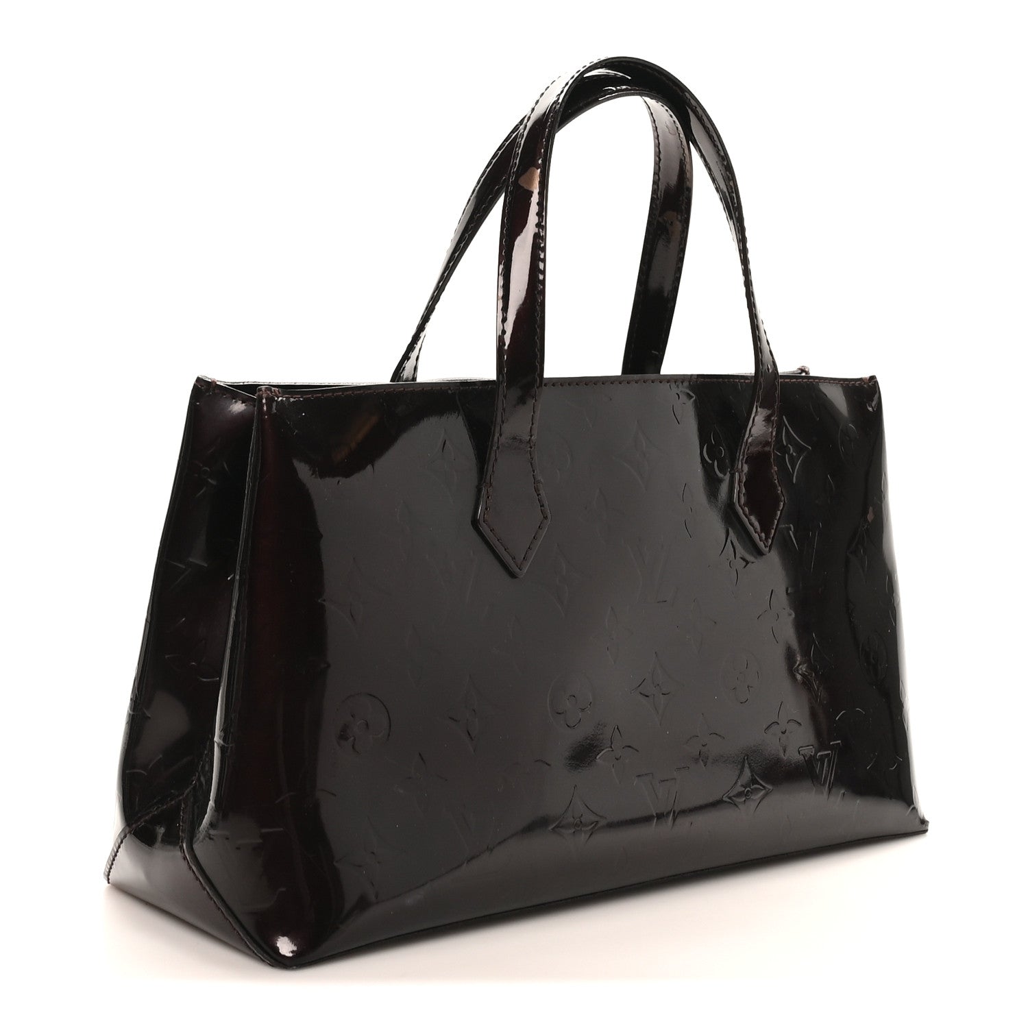 Louis Vuitton Vernis Wilshire PM Amarante 3 of 11