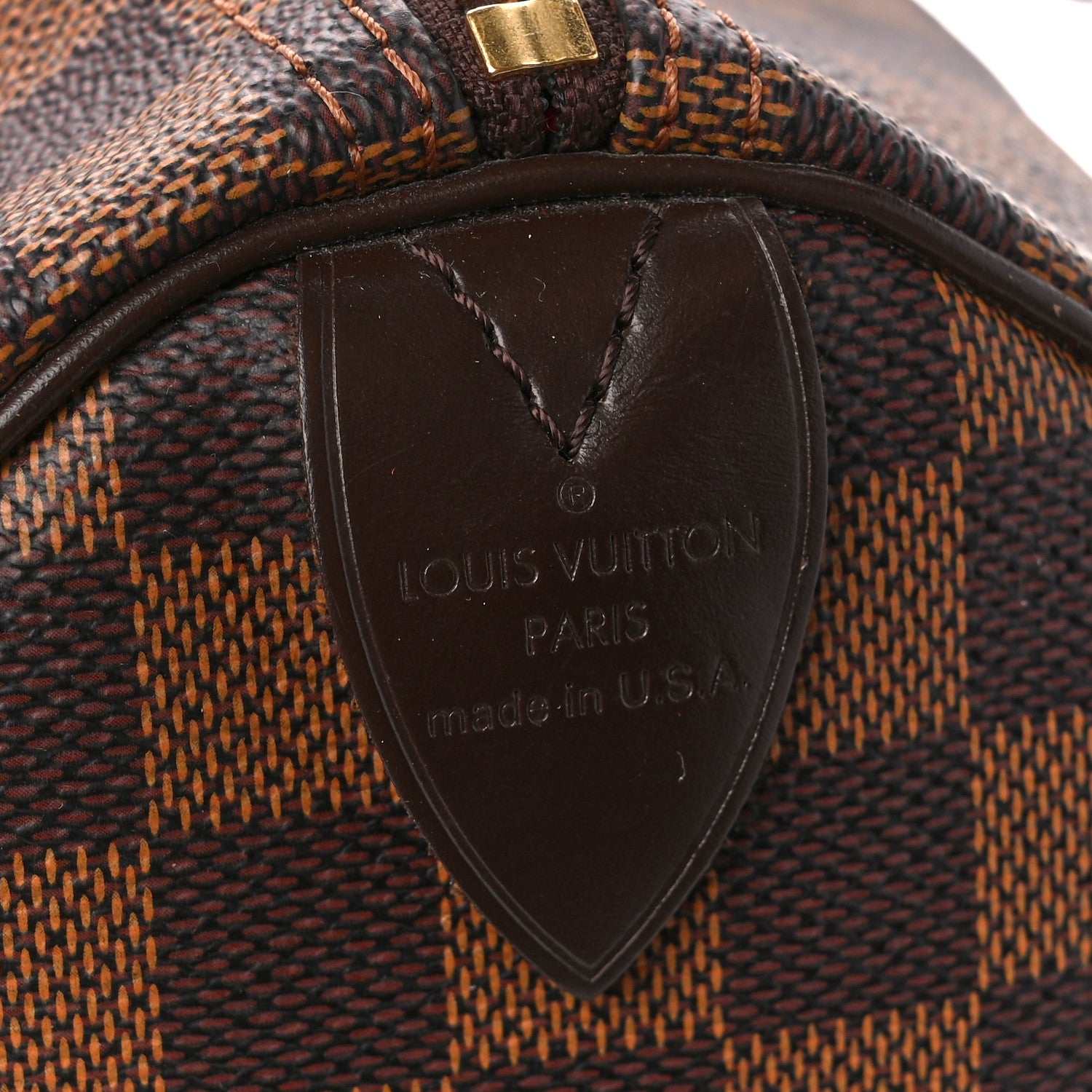 Louis Vuitton Damier Ebene Speedy 35 9 of 12
