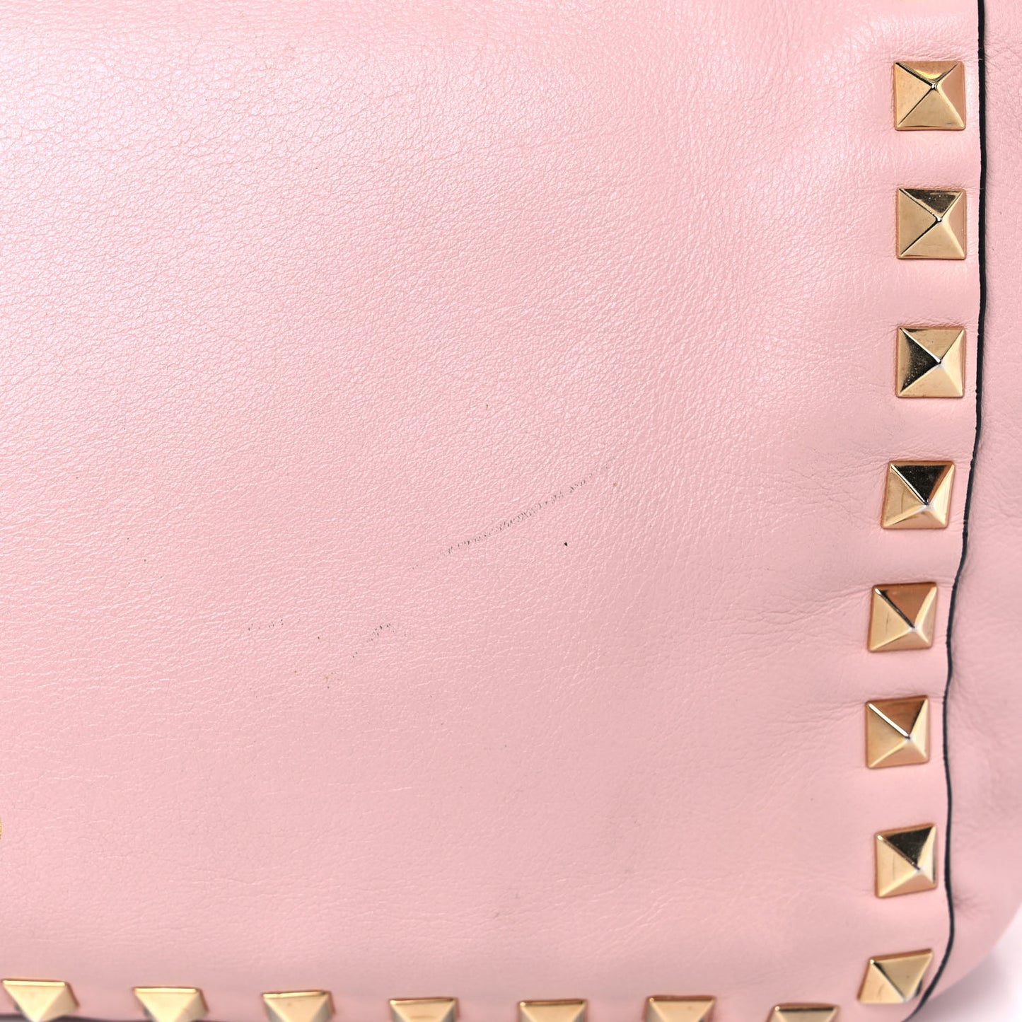 Vitello Small Rockstud Tote Pink