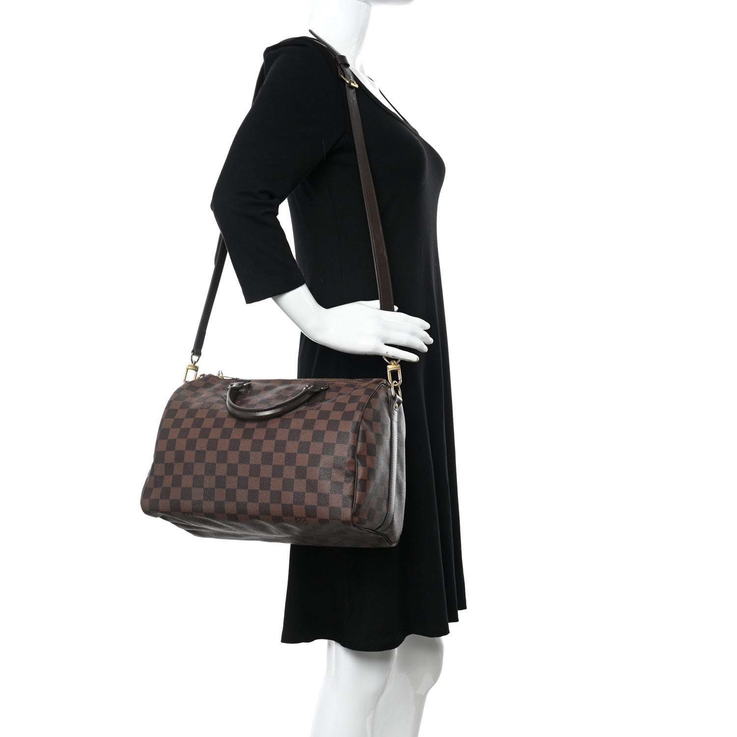 Louis Vuitton Damier Ebene Speedy Bandouliere 30 2 of 20