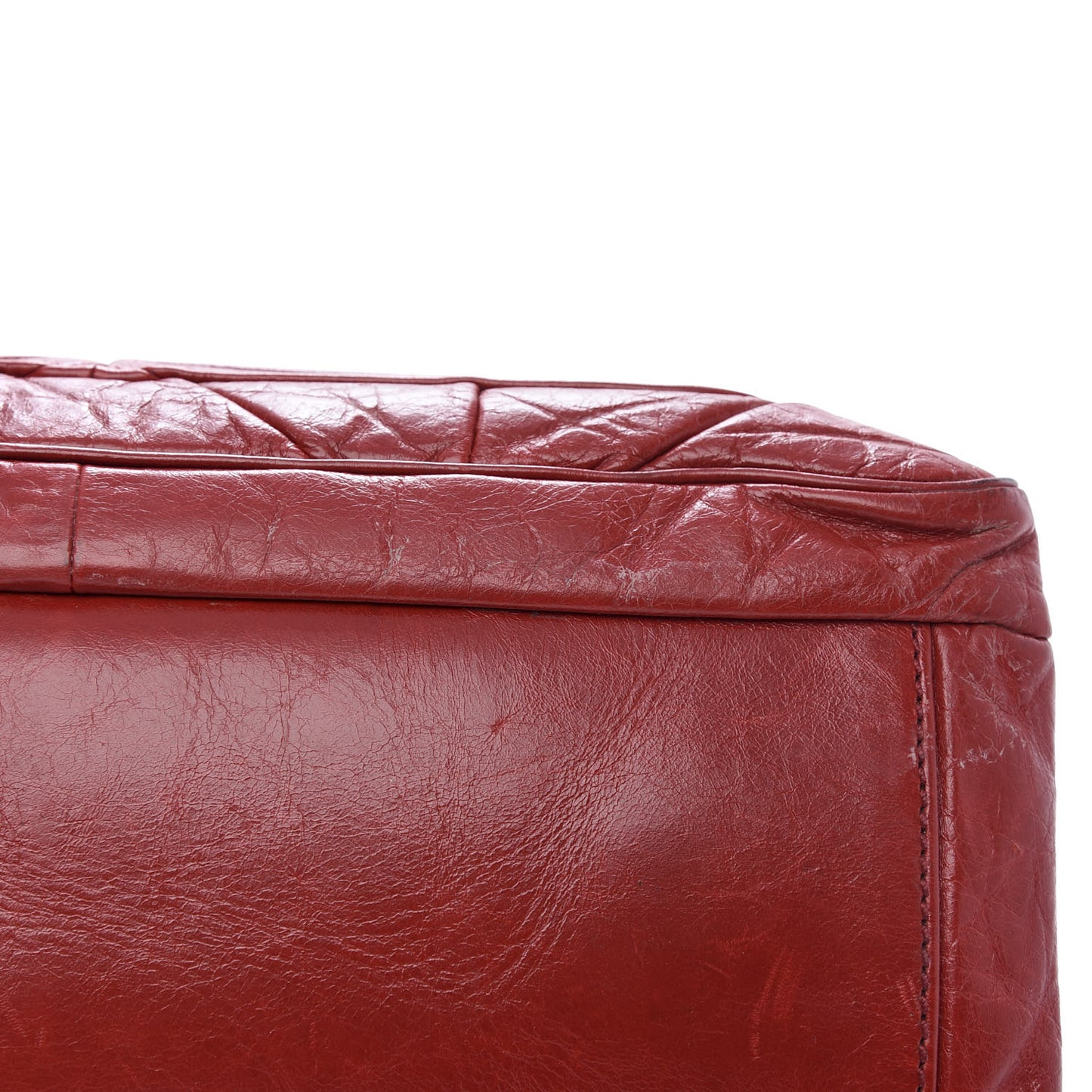 Calfskin Ines Tote Bordeaux