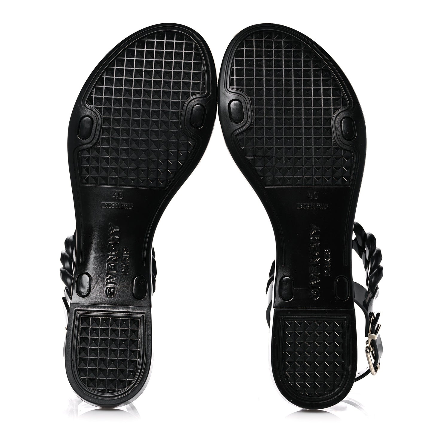 Jelly Chain Nea Sandal Flats 40 Black