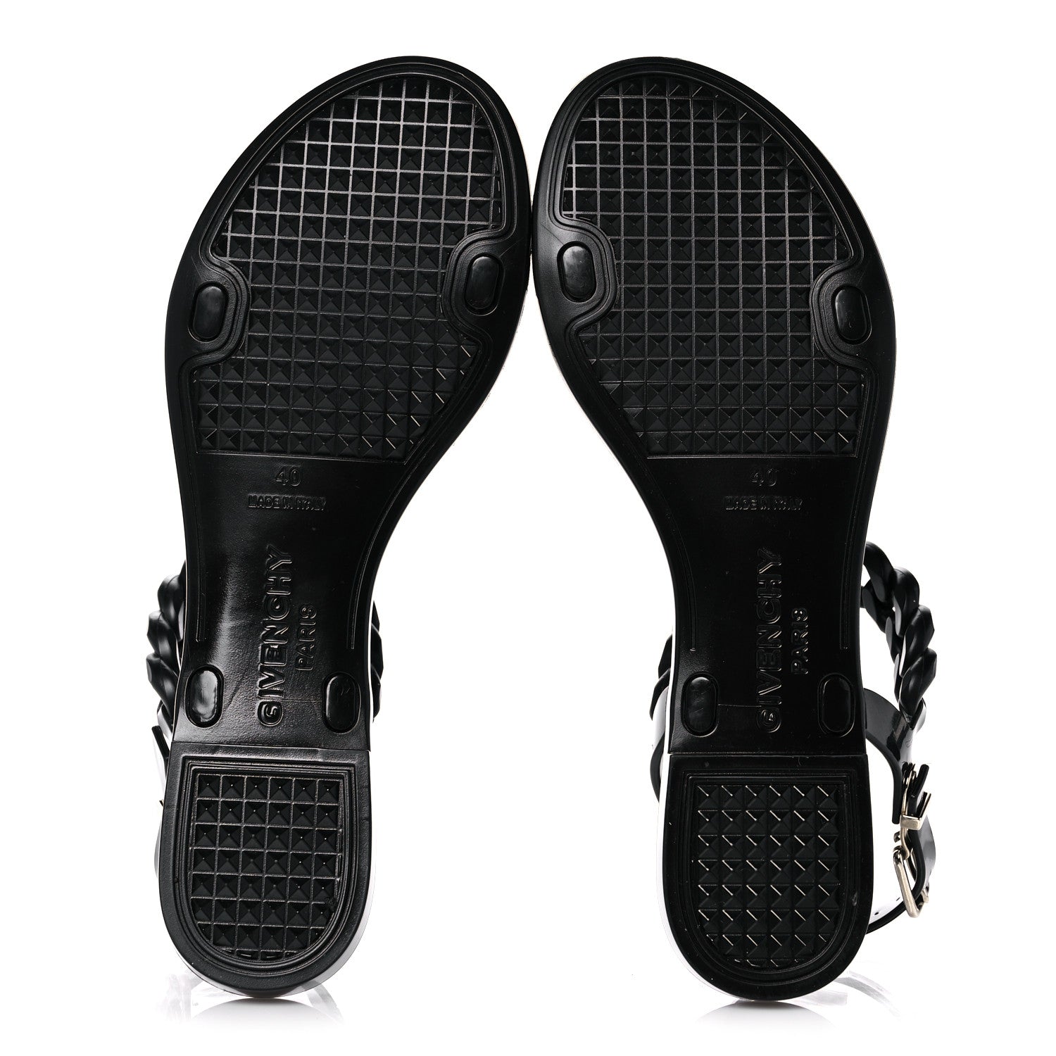 Givenchy Jelly Chain Nea Sandal Flats 40 Black 5 of 7