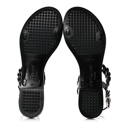 Givenchy Jelly Chain Nea Sandal Flats 40 Black 5 of 7
