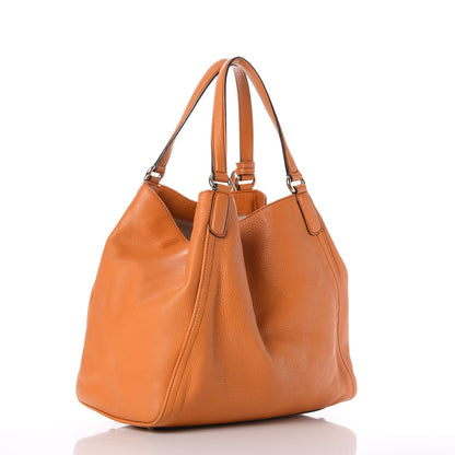 Gucci Pebbled Calfskin Medium Soho Shoulder Bag Curcuma 3 of 13