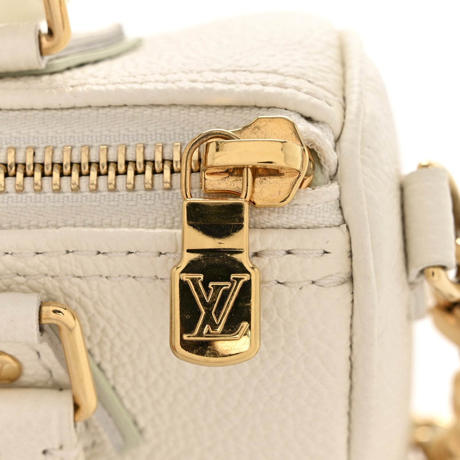 Louis Vuitton Empreinte Monogram Giant Nano Speedy Latte Matcha 11 of 12