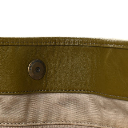 Burberry Nova Check Mega Stud Nickie Tote Green 7 of 14