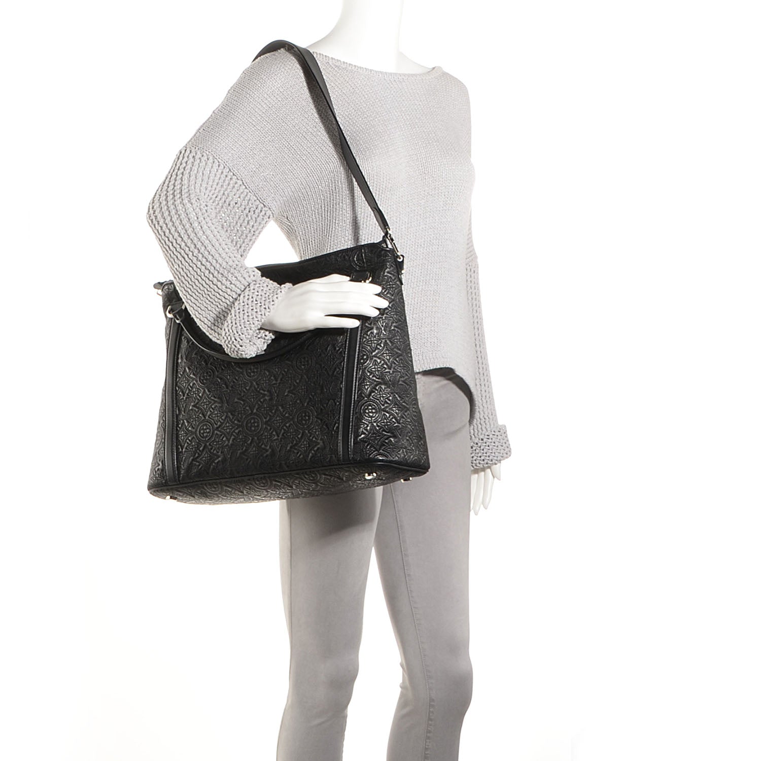 Louis Vuitton Monogram Antheia IXIA MM Black 2 of 7