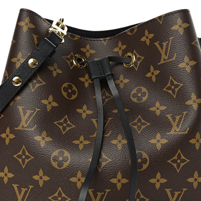 Louis Vuitton Monogram Neonoe MM Black 9 of 9