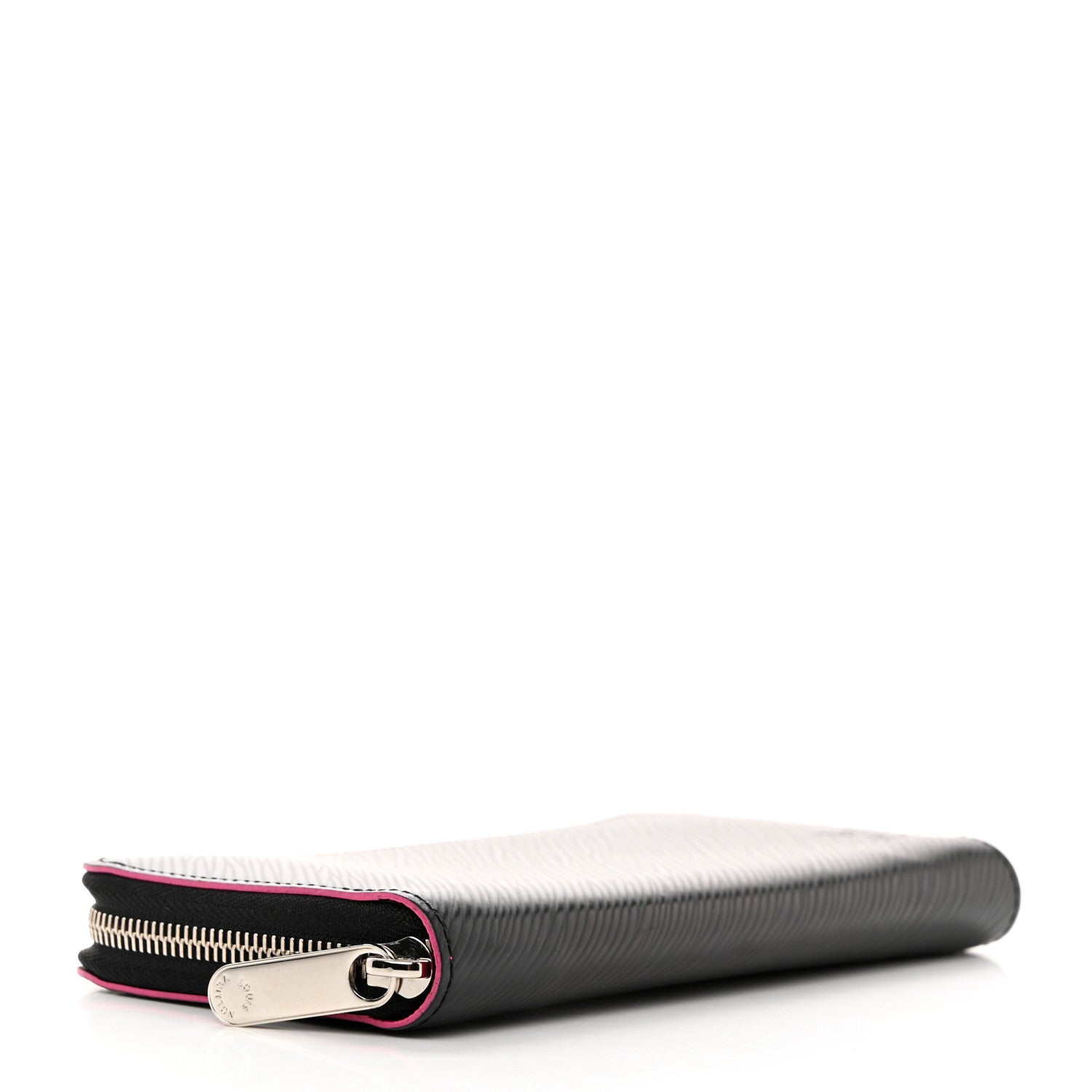 Louis Vuitton Epi Zippy Wallet Black Hot Pink 4 of 7