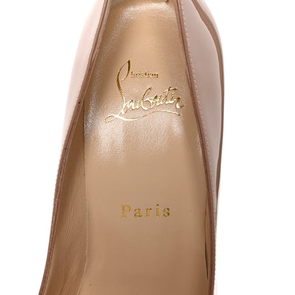 Christian Louboutin Patent Pigalle Follies 100 Pumps 37 Nude 6 of 10