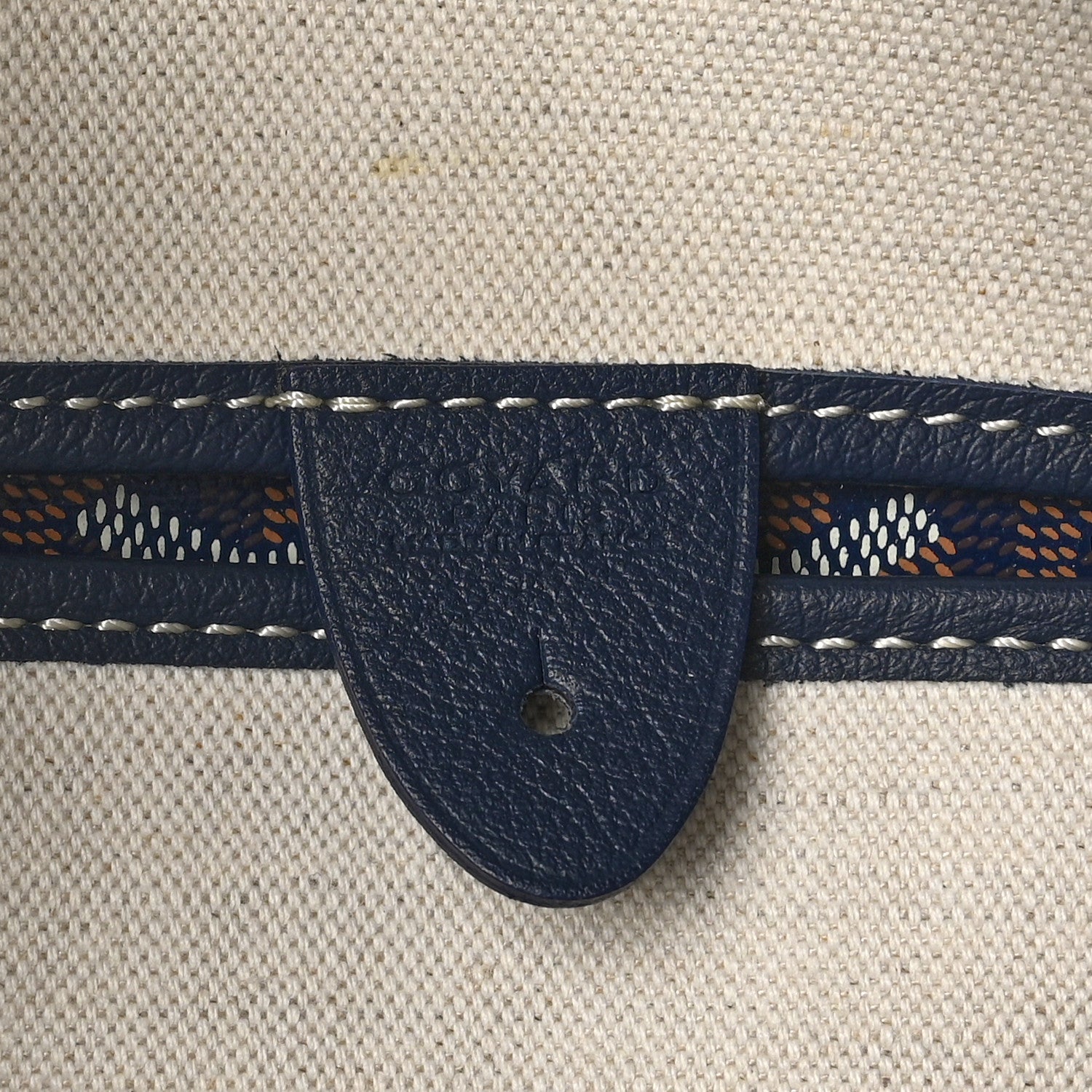 Goyard Goyardine Artois MM Navy 6 of 10