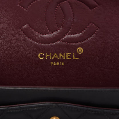 Chanel Lambskin Quilted Small Double Flap Black 8 of 10