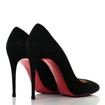Christian Louboutin Veau Velours Pigalle Follies 100 Pumps 37 Black 4 of 10