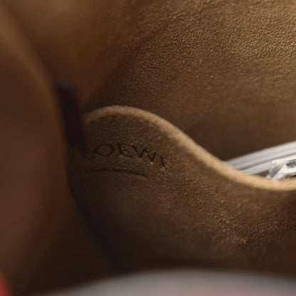 Loewe Calfskin Gate Bucket Bag Scarlet Burnt Red 6 of 10