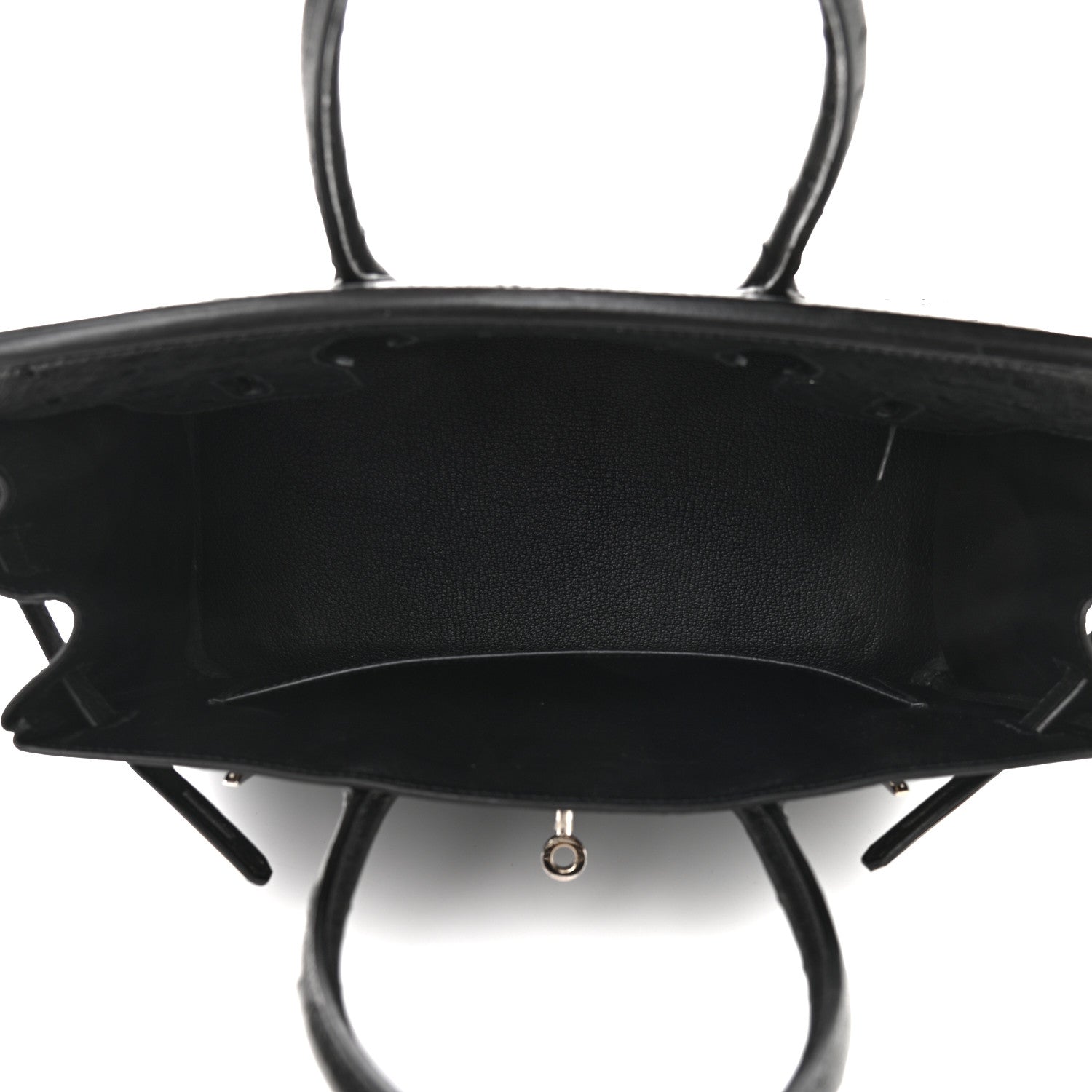 Hermes Ostrich Birkin 30 Black 7 of 41