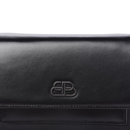 Balenciaga Shiny Box Calfskin Monochrome XS Sharp Belt Bag Black 7 of 7