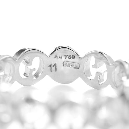 Gucci 18K White Gold 5mm 1973 Band Ring 51 5.75 4 of 4