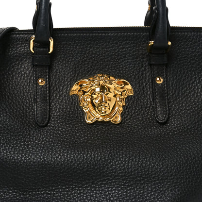 Versace Vitello Medusa Tote Black 7 of 9