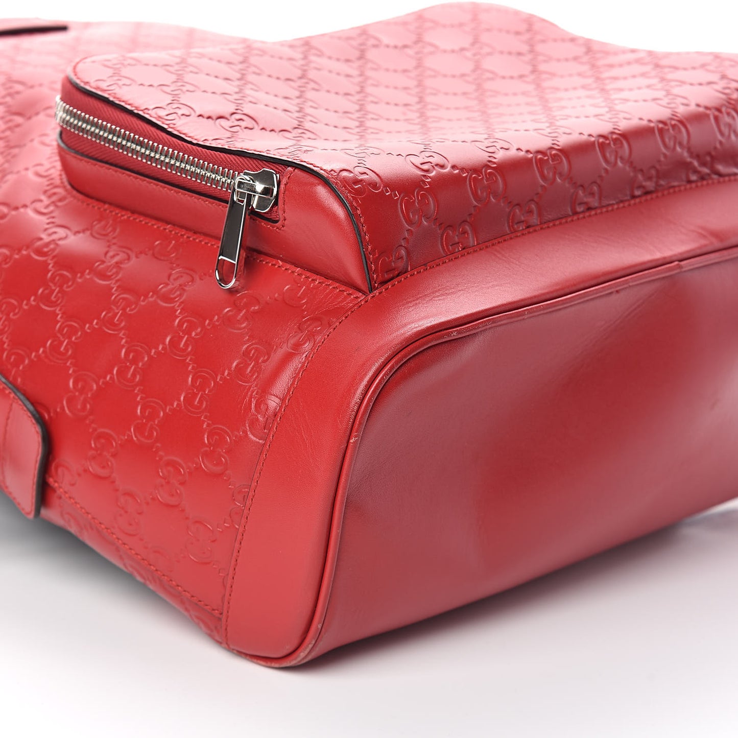 Guccissima Signature Day Backpack Hibiscus Red