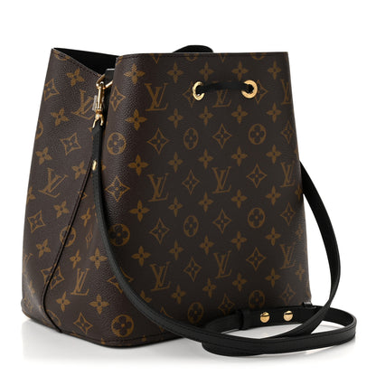 Louis Vuitton Monogram Neonoe MM Black 4 of 17