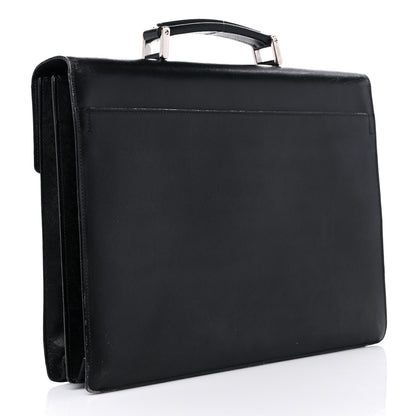 Prada Saffiano Briefcase Black 2 of 21
