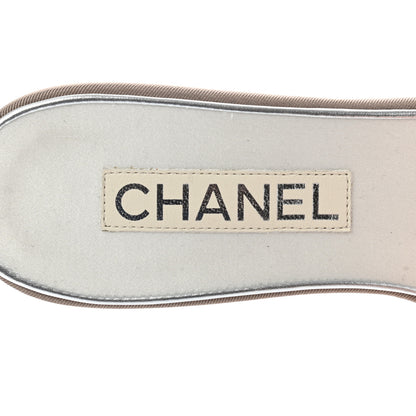 Chanel Mesh Grosgrain Camellia Sandal Mule 37 Pink 8 of 8