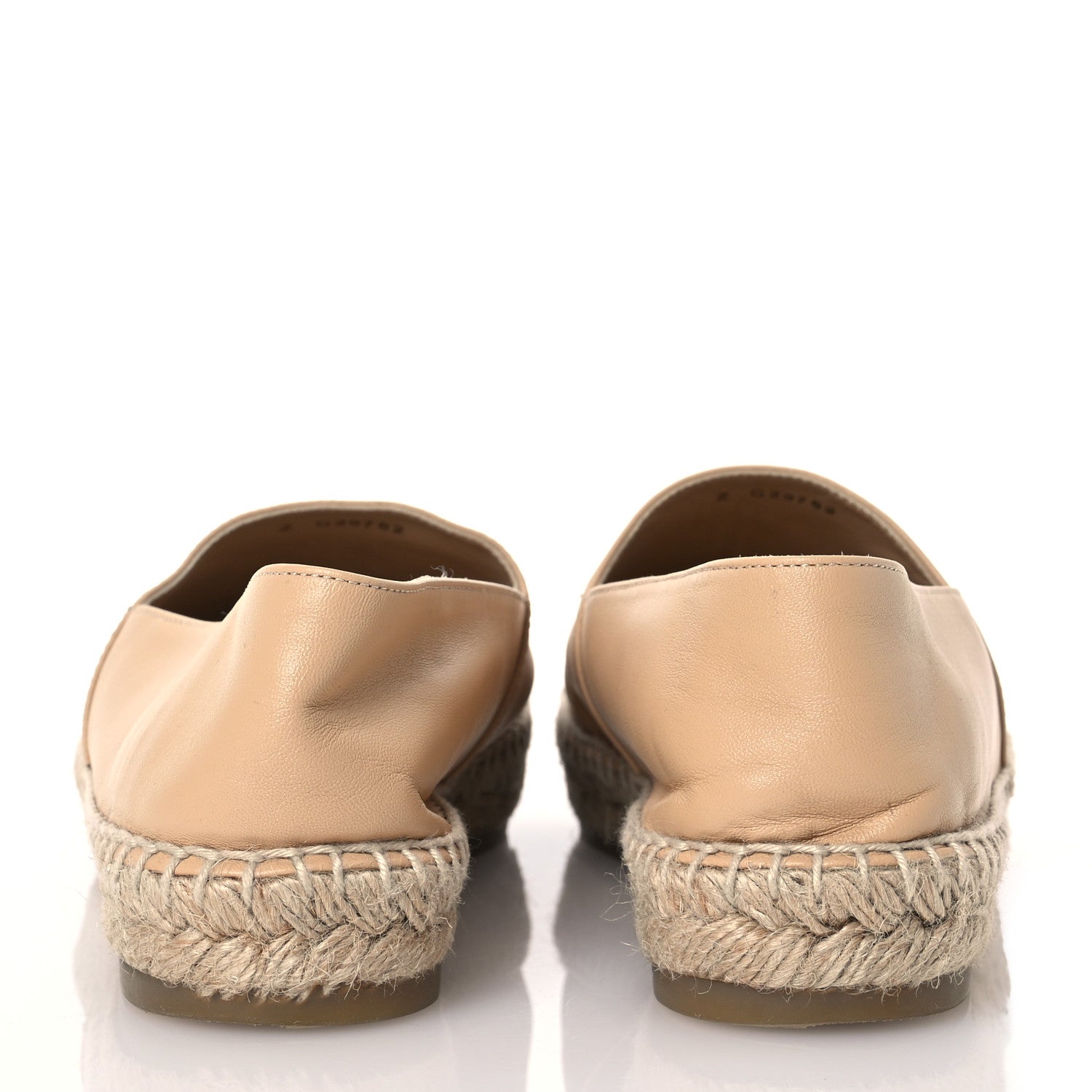 Chanel Lambskin CC Espadrilles 39 Beige Black 5 of 12