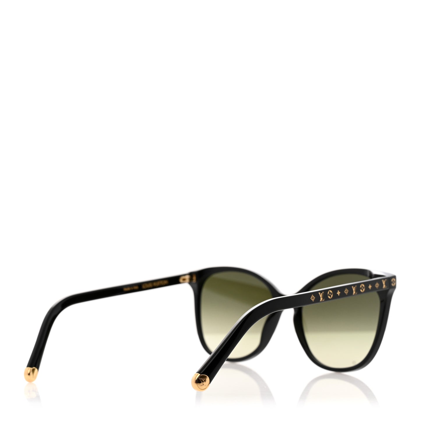 Acetate My Monogram Light Cat Eye Sunglasses Z1657W Black