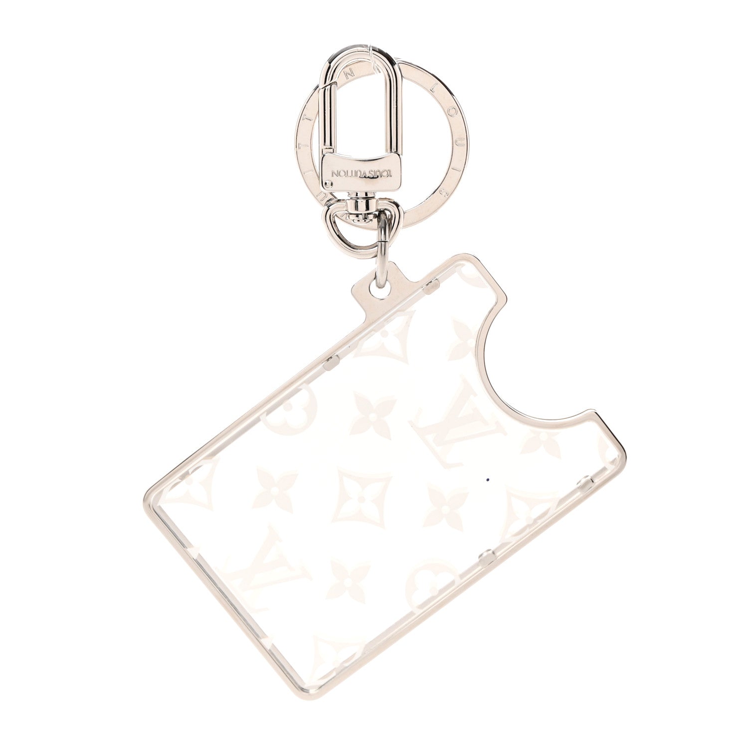 Louis Vuitton Transparent Plexiglass Prism ID Card Holder White 1 of 5