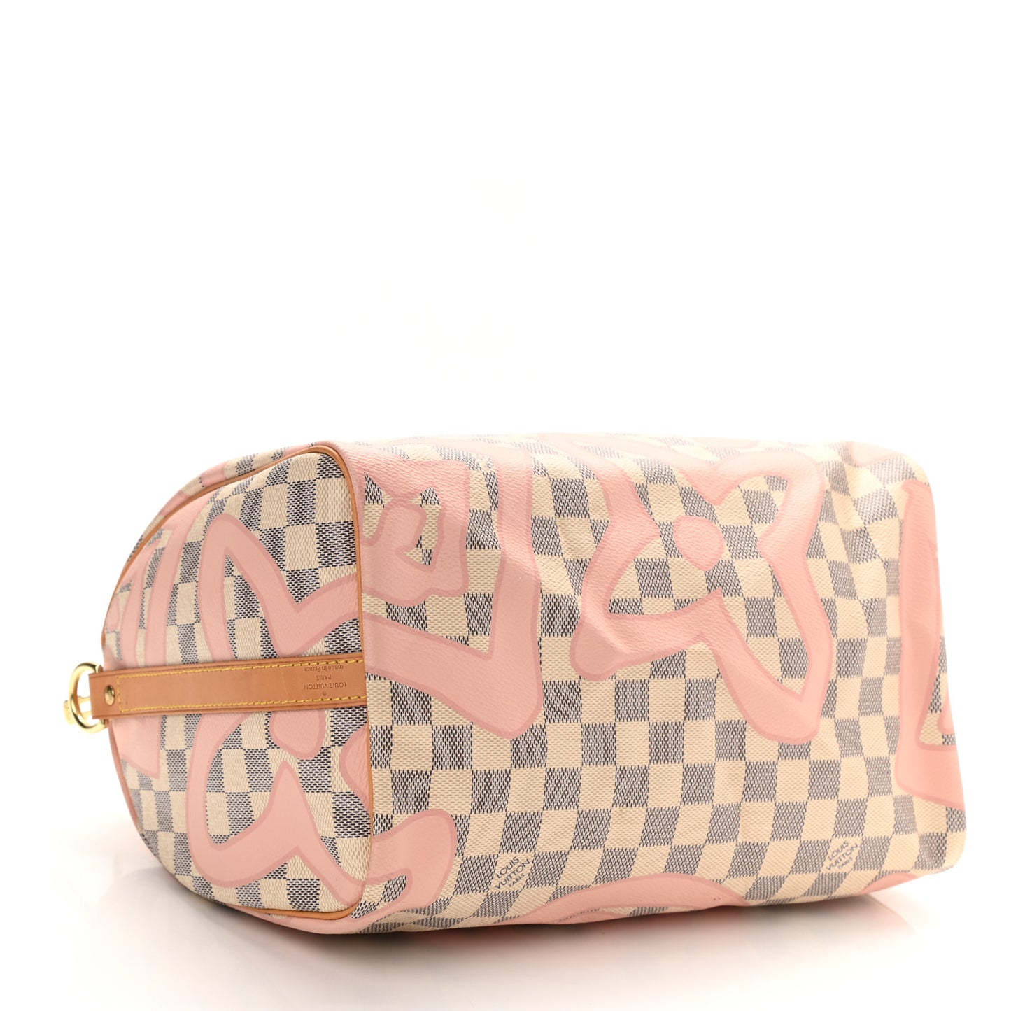 Damier Azur Tahitienne Speedy Bandouliere 30 Rose Ballerine