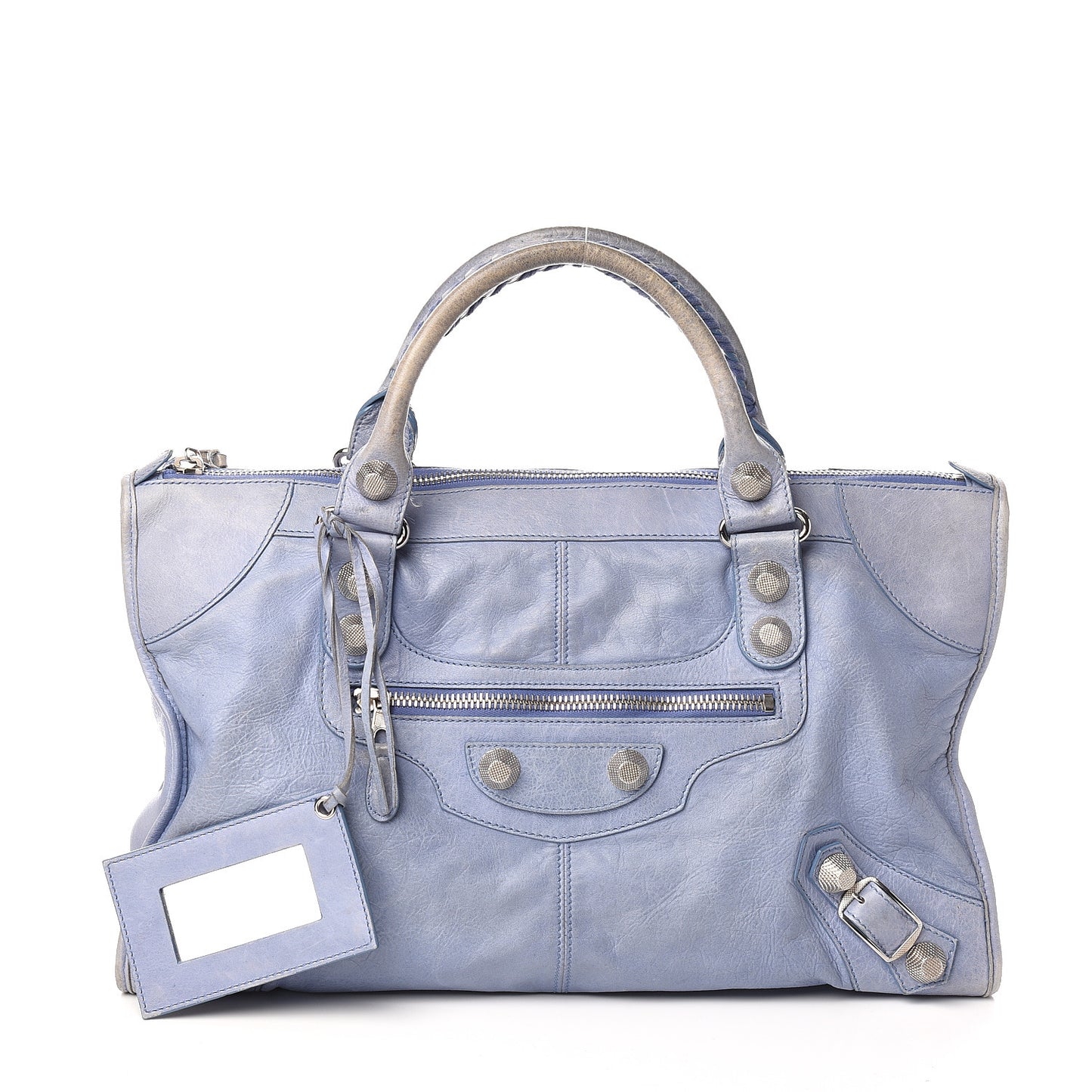 Agneau Giant 21 Silver Hardware Work Nuage