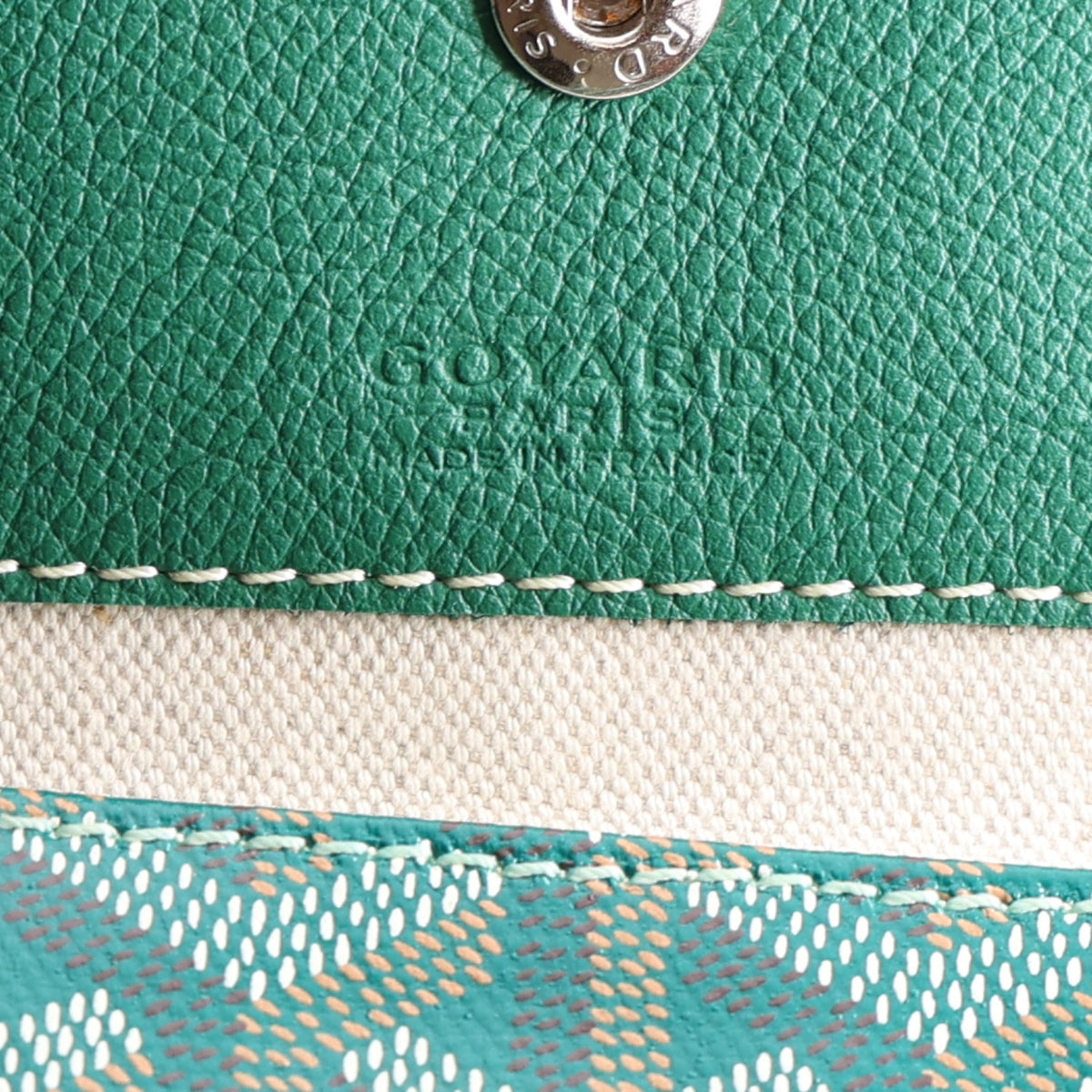 Goyard Goyardine Saint Louis PM Green 7 of 11