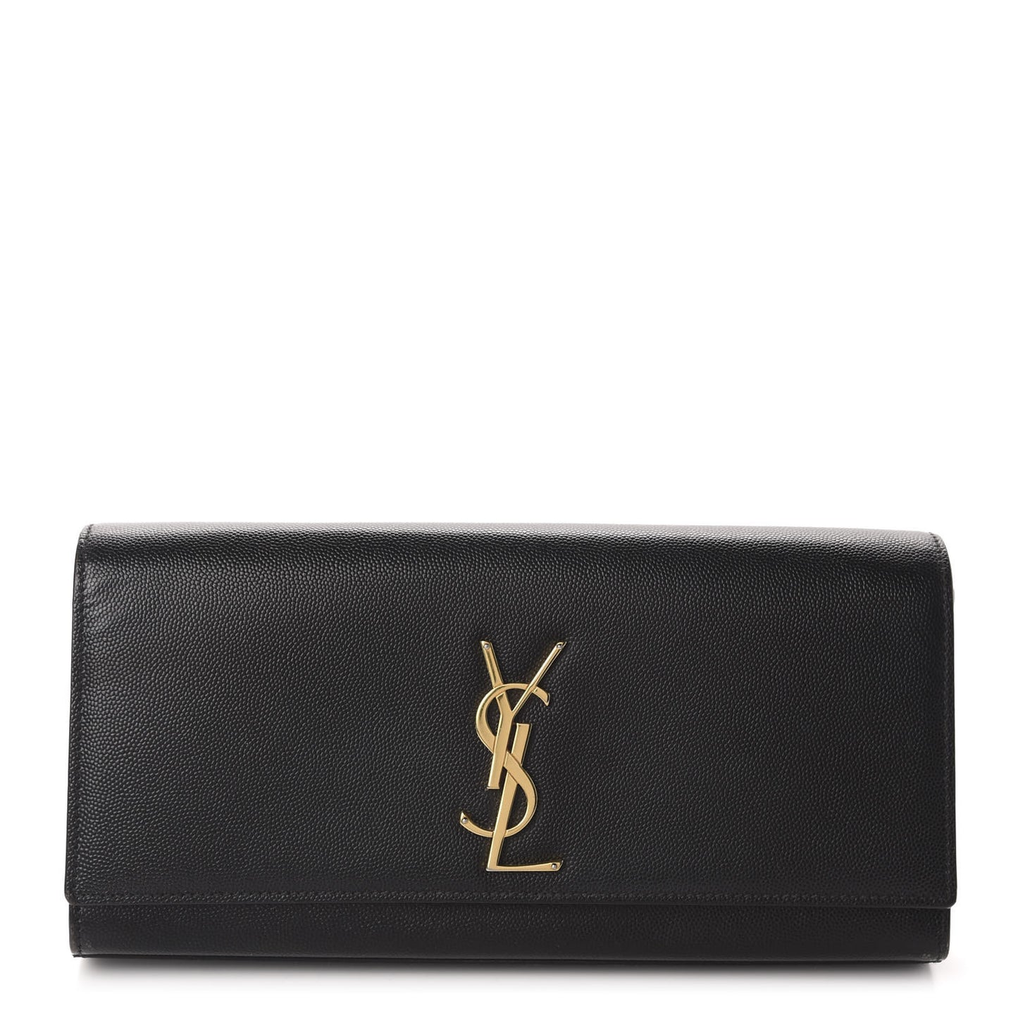 Grain De Poudre Monogram Cassandre Clutch Black