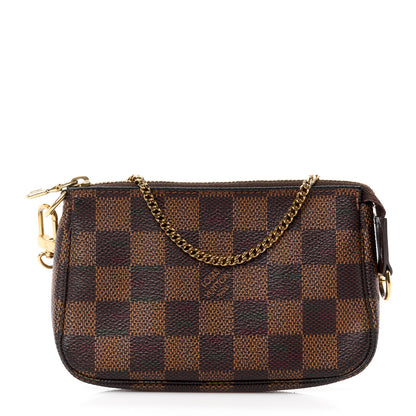 Louis Vuitton Damier Ebene Mini Pochette Accessories 1 of 13