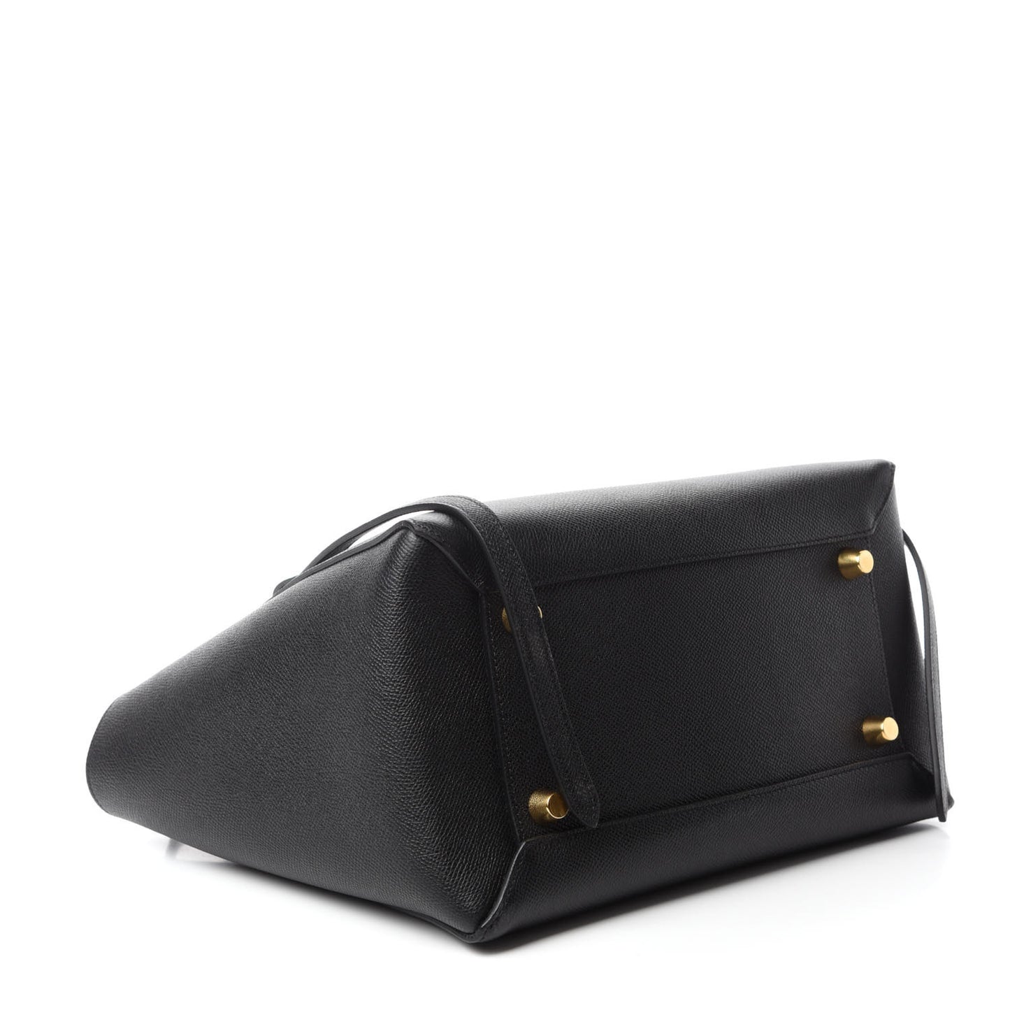 Grained Calfskin Mini Belt Bag Black