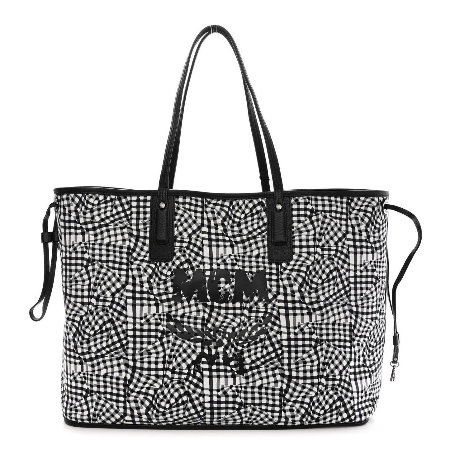 Visetos Large Liz Reversible Shopper Tote Black