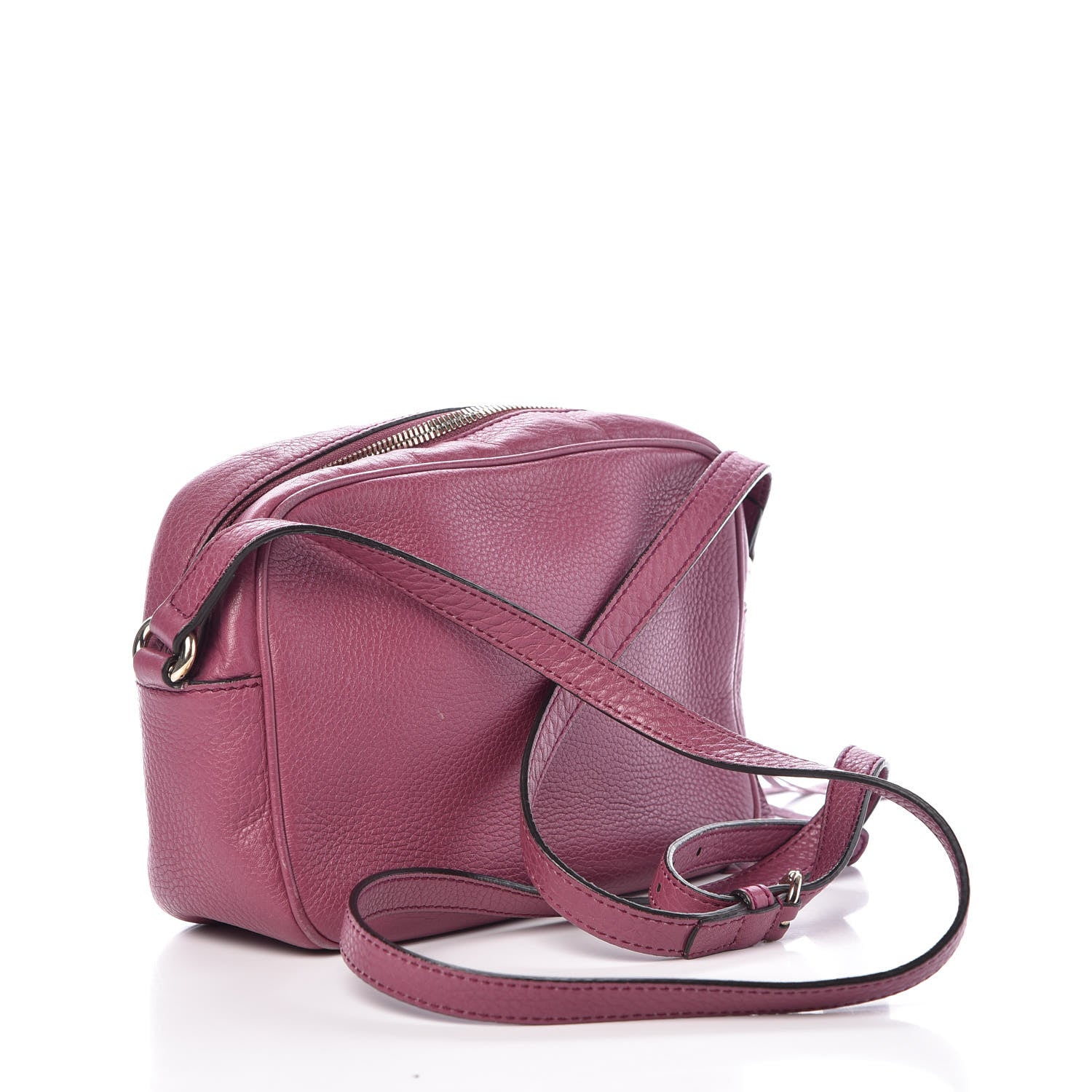 Gucci Pebbled Calfskin Small Soho Disco Bag Peonia Flower 3 of 11