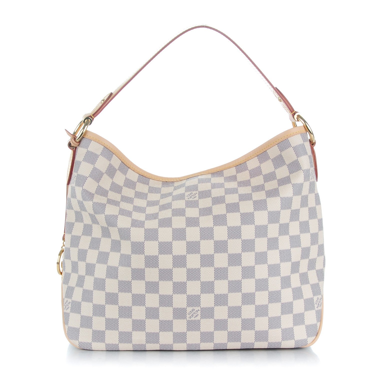 Louis Vuitton Damier Azur Delightful PM Rose Ballerine 1 of 8