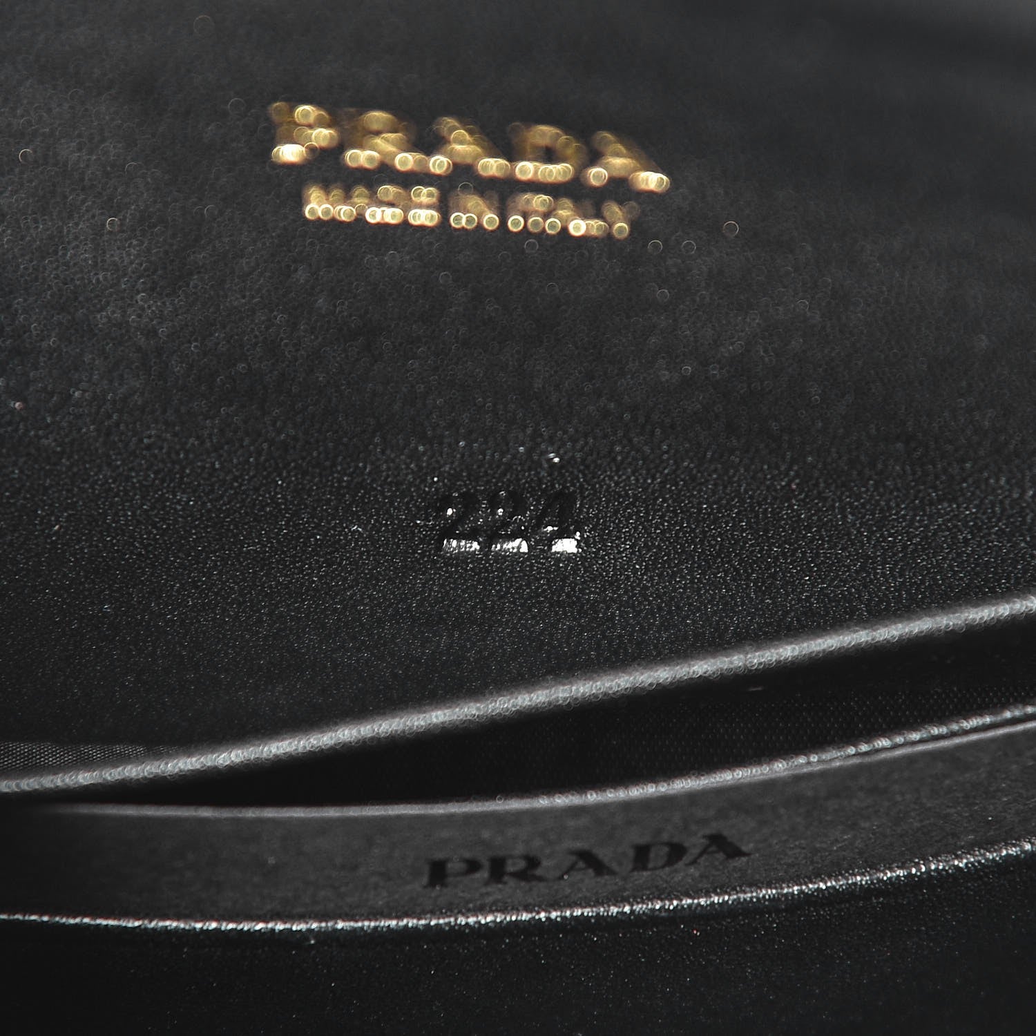 Prada Vitello Move Envelope Wallet Black 7 of 8
