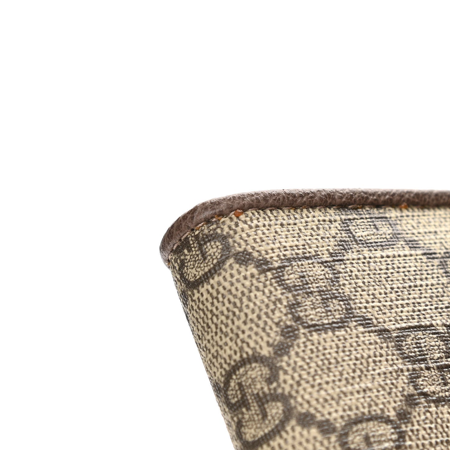 GG Supreme Monogram Web Ophidia Wallet On Chain Brown